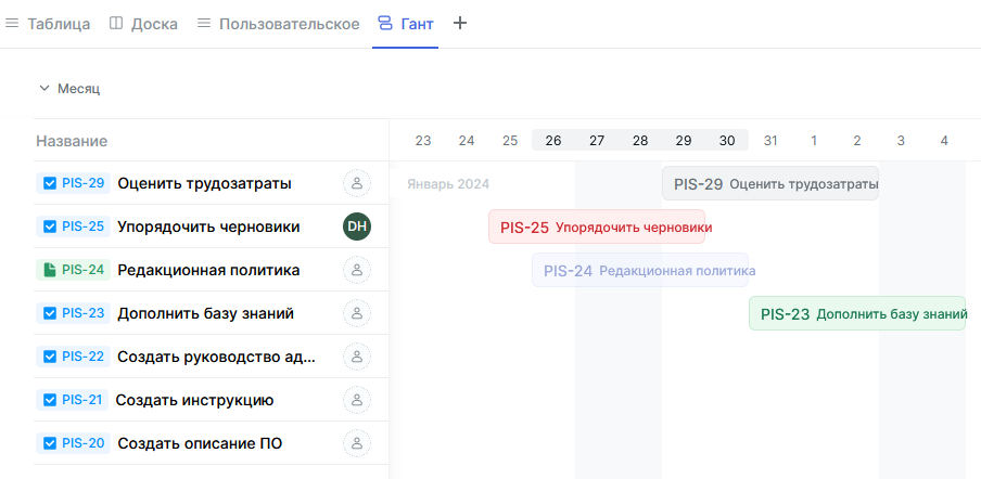 Добавление на таймлайн