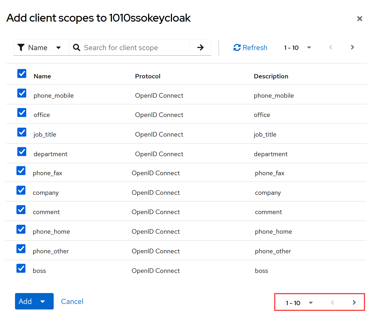 Настройка SSO через Keycloak