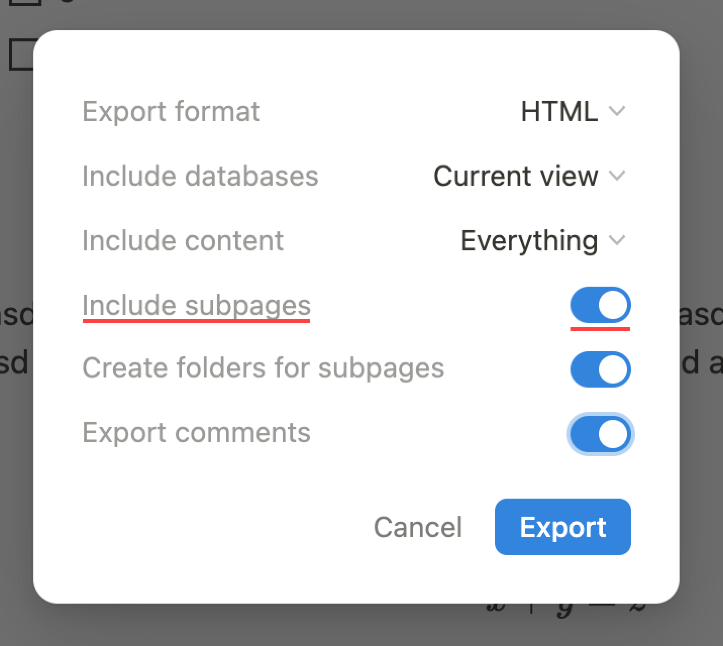 notes-off-include-subpages