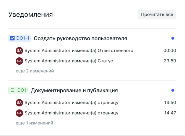 Уведомление