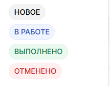 Список статусов