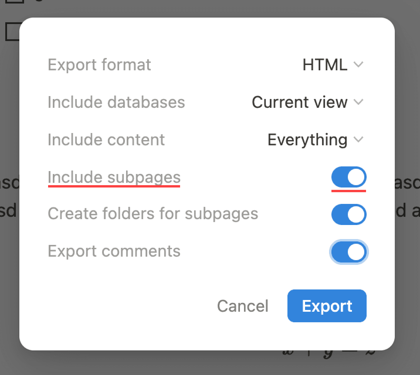 notes-off-include-subpages